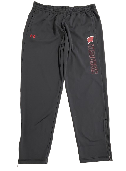 Steven Crowl Wisconsin Basketball Team Issued Sweatpants (Size XXLT)