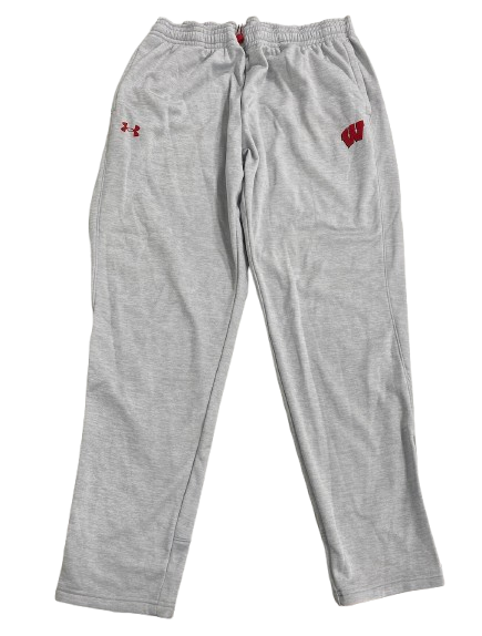 Steven Crowl Wisconsin Basketball Team Issued Sweatpants (Size XXLT)