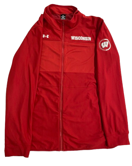 Steven Crowl Wisconsin Basketball Team Issued Jacket (Size XXLT)