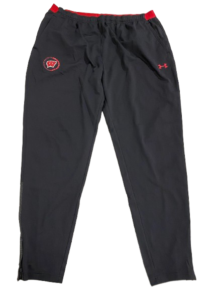 Steven Crowl Wisconsin Basketball Team Issued Sweatpants (Size XXLT)