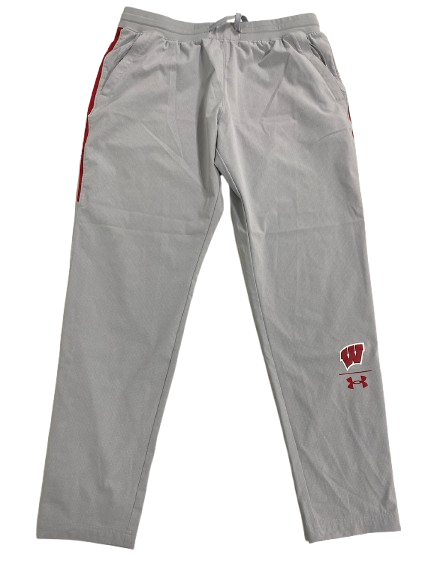 Steven Crowl Wisconsin Basketball Team Issued Sweatpants (Size XLT)