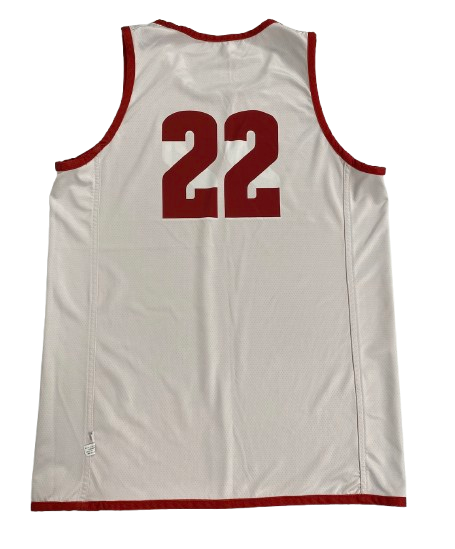 Steven Crowl Wisconsin Basketball Player Exclusive Practice Worn Reversible Practice Jersey (Size XL)