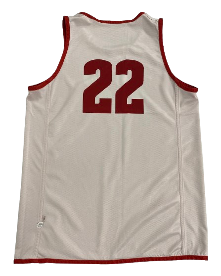 Steven Crowl Wisconsin Basketball Player Exclusive Practice Worn Reversible Practice Jersey (Size XL)