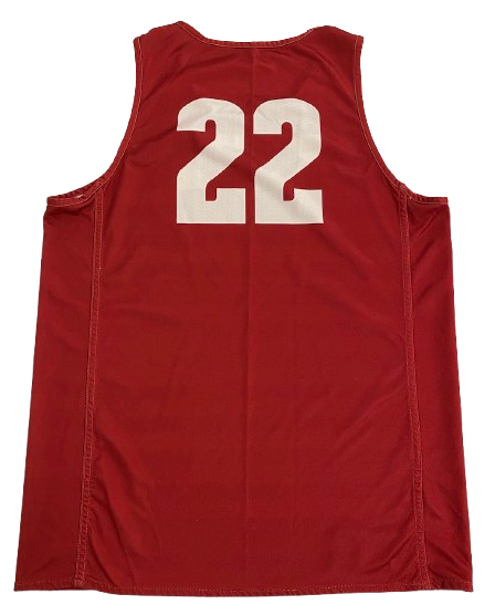 Steven Crowl Wisconsin Basketball Player Exclusive Practice Worn Reversible Practice Jersey (Size XL)
