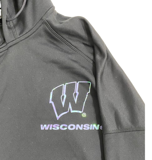 Steven Crowl Wisconsin Basketball Team Issued Jacket with Reflective Logos (Size XXL)