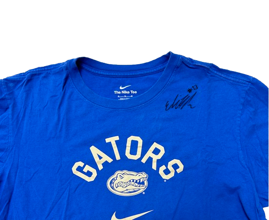 Elli McKissock Florida Volleyball SIGNED Team Issued Workout Shirt (Size XL)