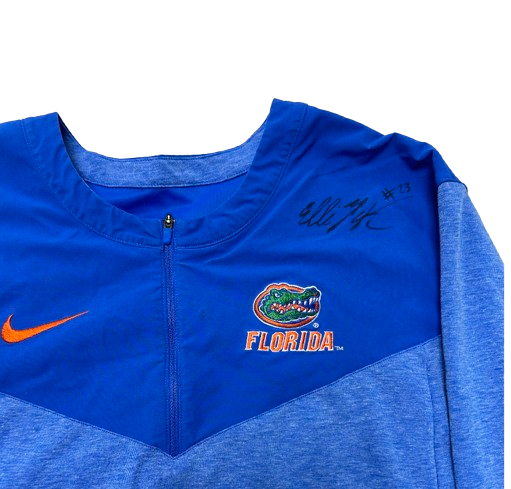 Elli McKissock Florida Volleyball SIGNED Team Issued Quarter-Zip Pullover (Size XL)