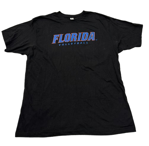 Elli McKissock Florida Volleyball SIGNED Player Exclusive Workout Shirt (Size XL)