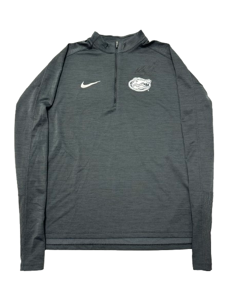 Elli McKissock Florida Volleyball SIGNED Team Issued Quarter-Zip Pullover (Size L)
