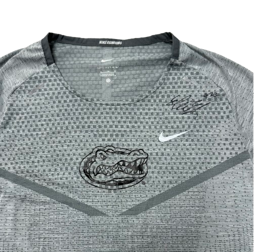 Elli McKissock Florida Volleyball SIGNED Team Issued Workout Shirt (Size XL)