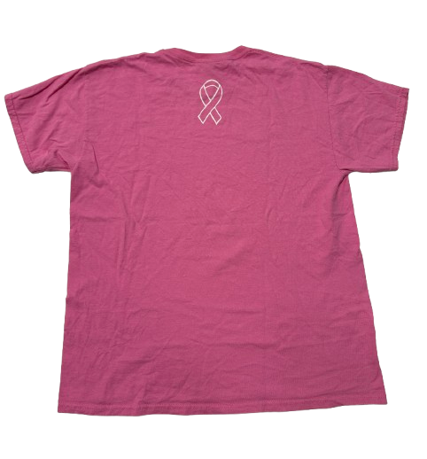 Emma Grome Kentucky Volleyball SIGNED Player Exclusive "Breast Cancer Awareness Match" Pre-Game Warm-Up Shirt (Size L)