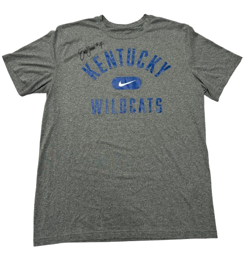 Emma Grome Kentucky Volleyball SIGNED Team Issued Workout Shirt (Size L)