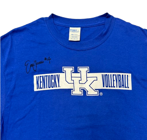 Emma Grome Kentucky Volleyball SIGNED Player Exclusive Workout Shirt (Size M)