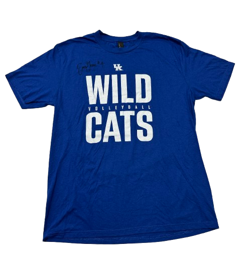 Emma Grome Kentucky Volleyball SIGNED Player Exclusive Workout Shirt (Size L)