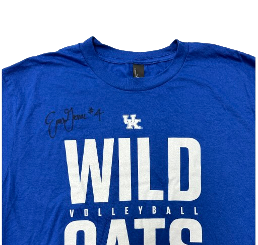 Emma Grome Kentucky Volleyball SIGNED Player Exclusive Workout Shirt (Size L)