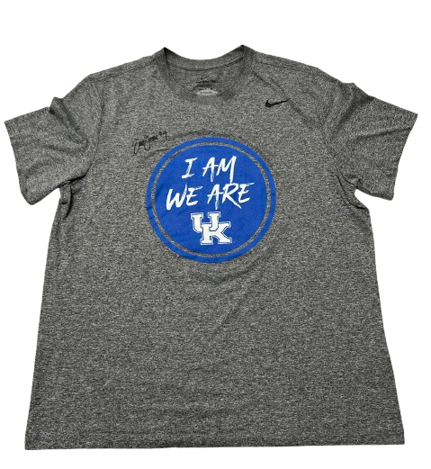 Emma Grome Kentucky Volleyball SIGNED Player EXCLUSIVE "I AM WE ARE" Workout Shirt (Size XL)
