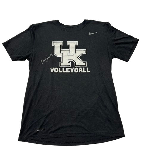 Emma Grome Kentucky Volleyball SIGNED Player Exclusive Workout Shirt (Size M)