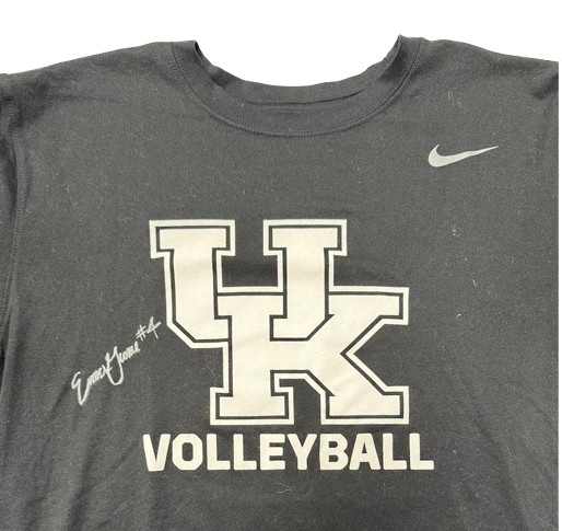 Emma Grome Kentucky Volleyball SIGNED Player Exclusive Workout Shirt (Size M)