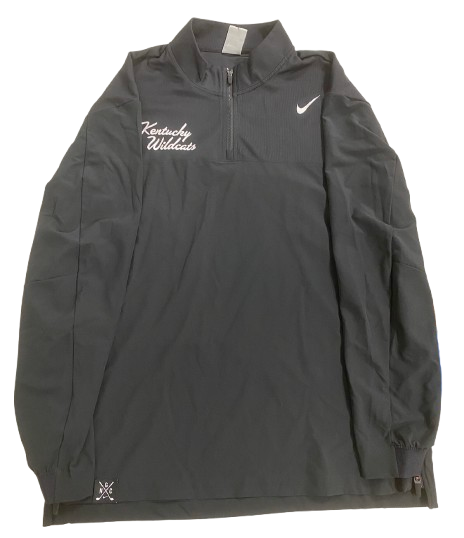 Kentucky Basketball Team Exclusive "NIKE GOLF" Quarter-Zip Pullover (Size L) - New with $100 Tag