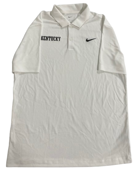 Kentucky Basketball Team Exclusive Polo Shirt (Size L)