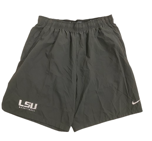 Darius Days LSU Basketball Player Exclusive Workout Shorts (Size XL)