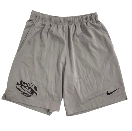 Darius Days LSU Basketball Player Exclusive Workout Shorts (Size XL)