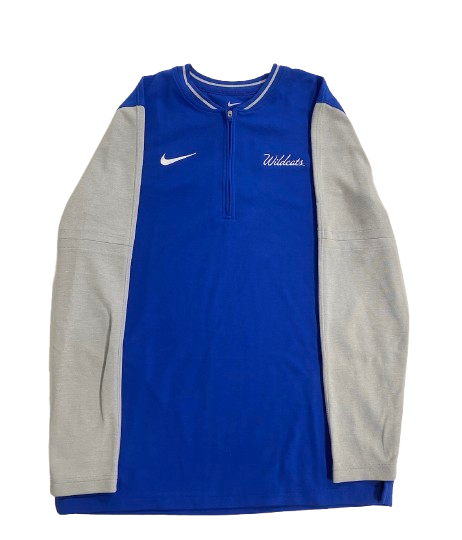 Kentucky Basketball Team Exclusive Quarter-Zip Pullover (Size M)
