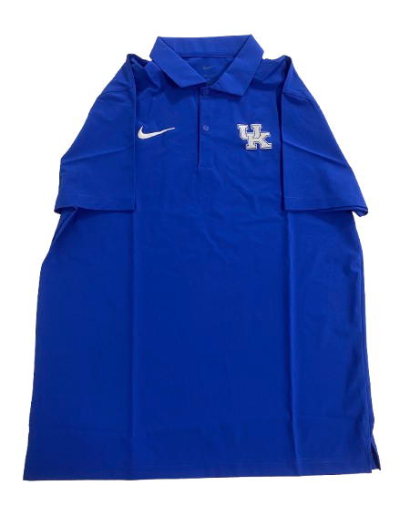 Kentucky Basketball Team Issued Polo Shirt (Size L)