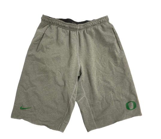 Jacob Young Oregon Basketball Player Exclusive Sweatshorts (Size L)