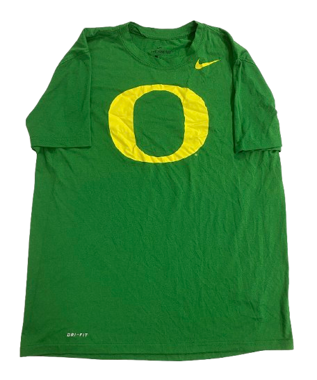 Jacob Young Oregon Basketball Team Issued Workout Shirt (Size L)