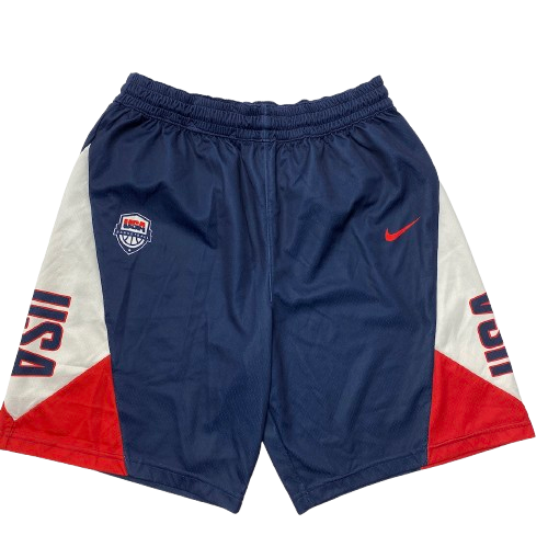 Canyon Barry Team USA Olympics Basketball Player Exclusive Practice Shorts (Size L)