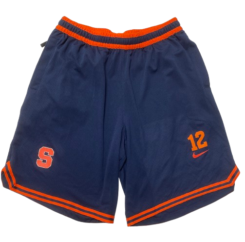 Chaz Owens Syracuse Basketball Player Exclusive Premium Workout Shorts with 