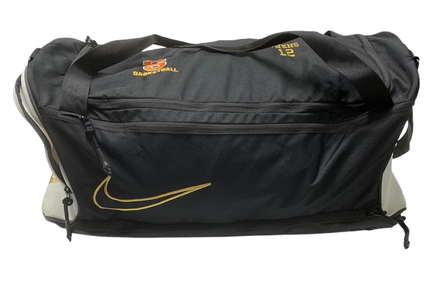 Chaz Owens Syracuse Basketball Player Exclusive "NIKE ELITE" Travel Duffel Bag with 