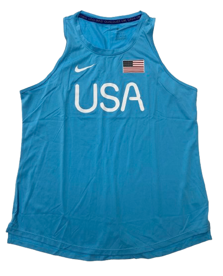Kendall Ellis Team USA Olympics Track & Field Exclusive Workout Tank (Size M)