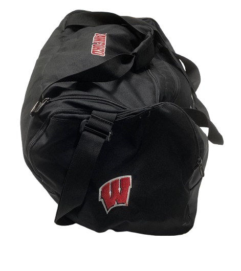 CC Crawford Wisconsin Volleyball Player Exclusive Travel Duffel Bag with Name & Number