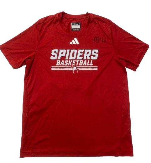 Anna Camden Richmond Basketball SIGNED Team Issued Workout Shirt (Size L)