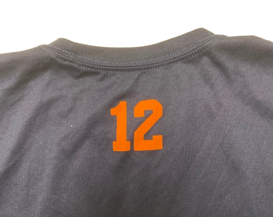 Chaz Owens Syracuse Basketball Player Exclusive Workout Shirt with 