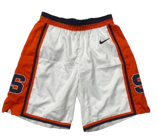 Chaz Owens Syracuse Basketball 2020-2021 Game Issued Retro Shorts (Size 38)