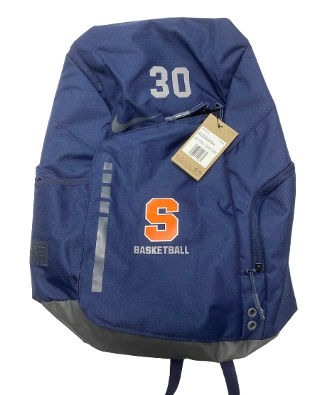 Chaz Owens Syracuse Basketball Player Exclusive "NIKE ELITE" Travel Backpack with 