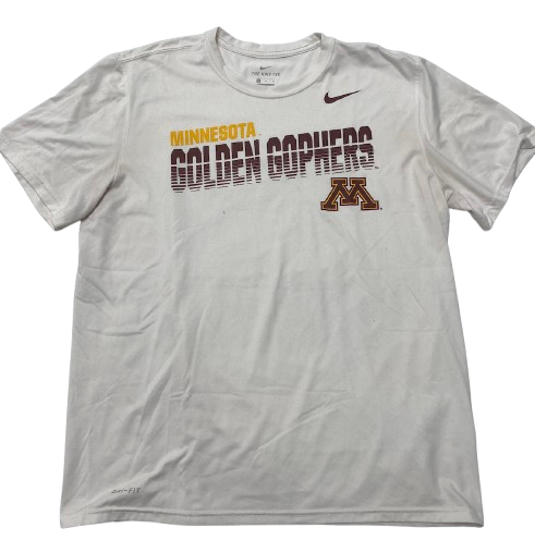 Jenna Wenaas Minnesota Volleyball Team Issued Workout Shirt (Size XL)