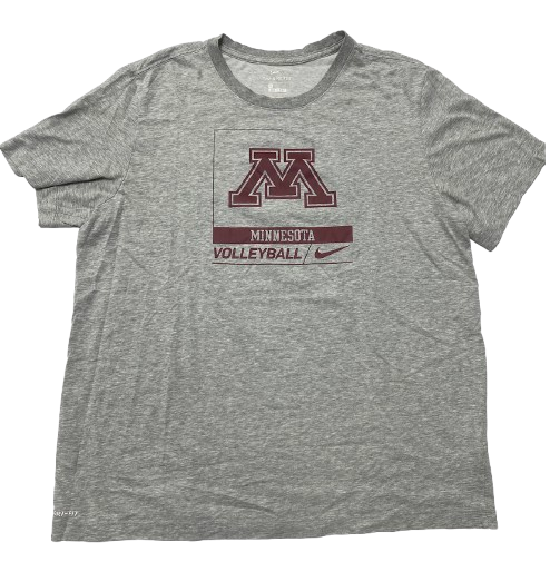 Jenna Wenaas Minnesota Volleyball Player Exclusive Workout Shirt (Size XL)