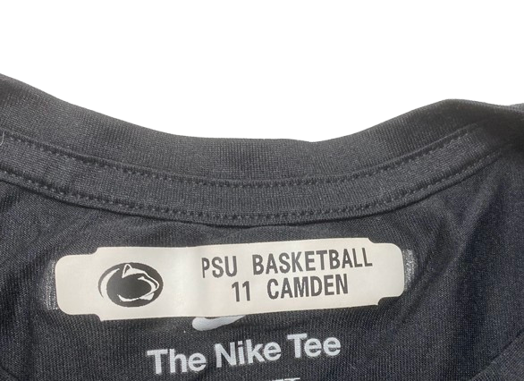 Anna Camden Penn State Basketball Team Issued Workout Shirt with Player Tag (Size L)