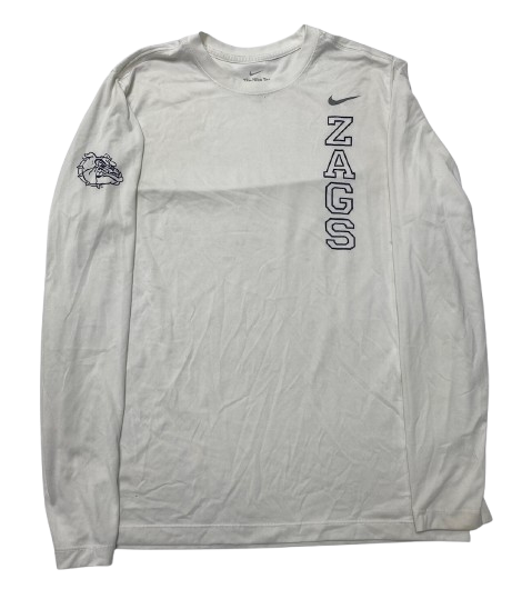 Joe Few Gonzaga Basketball Team Issued Long Sleeve Shirt (Size L)