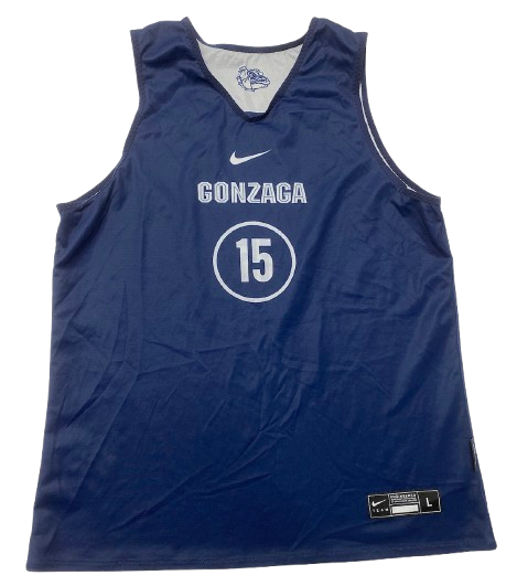 Joe Few Gonzaga Basketball Player Exclusive Reversible Practice Jersey (Size L)
