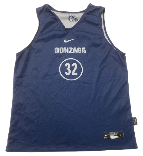 Joe Few Gonzaga Basketball Player Exclusive Reversible Practice Jersey (Size L)