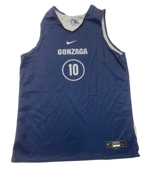 Joe Few Gonzaga Basketball Player Exclusive Reversible Practice Jersey (Size L)