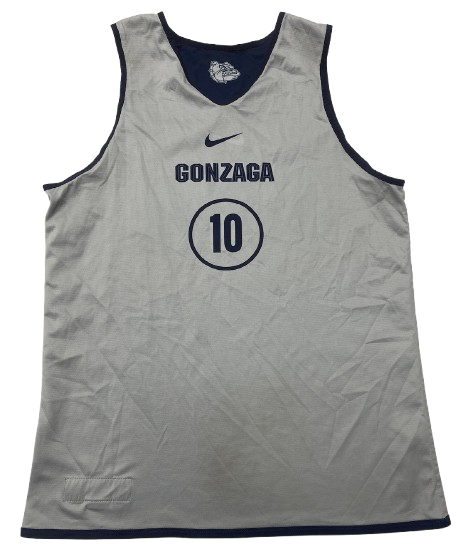 Joe Few Gonzaga Basketball Player Exclusive Reversible Practice Jersey (Size L)