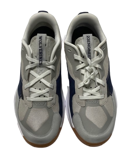 Jaelin Llewellyn Michigan Basketball Player Exclusive "Jordan Air 200E" Shoes (Size 12) - New