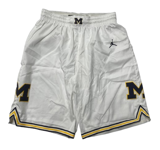 Jaelin Llewellyn Michigan Basketball Game Worn Shorts (Size 34)