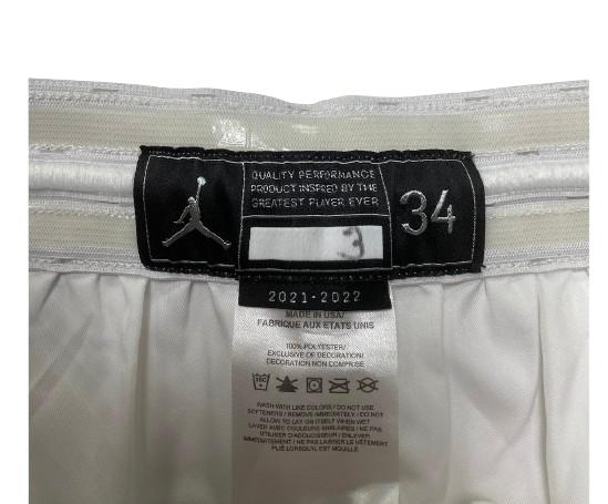 Jaelin Llewellyn Michigan Basketball Game Worn Shorts (Size 34)